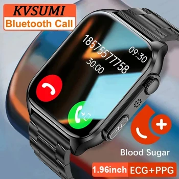 ЭКГ + PPG Смарт-Часы Мужские Bluetooth Часы Вызова Частота сердечных Сокращений Кровяное Давление Кислород В Крови Здоровье Мониторинг уровня сахара в Крови Смарт-Часы