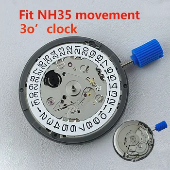 Япония NH35NH36 Механизм Высокоточные Механические Автоматические Часы Наручный День Набор Дат Механические Наручные Часы Наручные Часы Для Мужчин