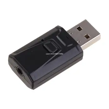 Bluetooth-совместимый приемник-передатчик 5.0, поддержка громкой связи, беспроводной адаптер Mini USB, прямая поставка