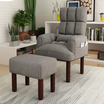 FORMTHEO Японская мебель для гостиной Relax Откидывающееся кресло Lazy Sofa Шезлонг с деревянной ножкой