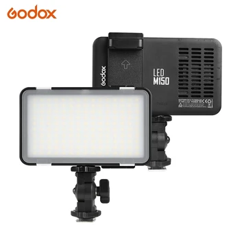 Godox LEDM150 Mini LED Video Light 5600K Заполняющий светильник для Фотосъемки с Регулируемой Яркостью CRI 95 + с Регулируемым Кронштейном для крепления телефона