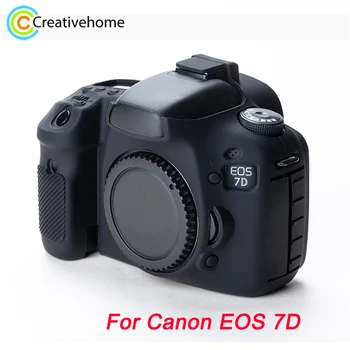 PULUZ Мягкий Высококачественный защитный чехол из натурального силикона для камеры Canon EOS 7D