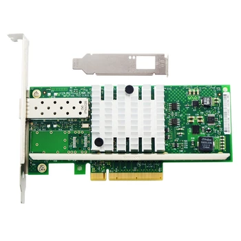 X520-DA1 82599EN 10 Гигабитная Серверная сетевая карта PCI-E X8 с Одним Портом Волоконно-Оптической сетевой карты E10G41BTDA Сетевая карта