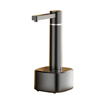 Автоматический Дозатор Воды Электрический Водяной Насос с Подставкой для Зарядки через USB 3-Зубчатый Умный Дозатор Водяного Насоса Черный