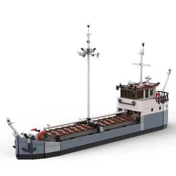 Авторизованный MOC-87964 2 Отсека Грузовой Лодки Модель Корабля Транспортное Средство Строительные Блоки Набор Игрушек (1961 шт.)