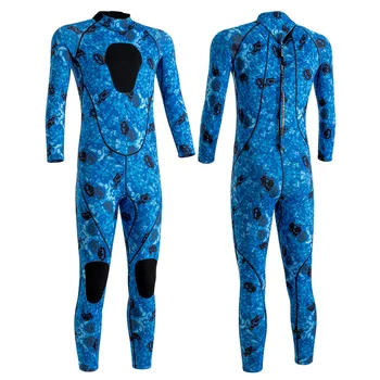 Взрослый 3 мм неопреновый костюм для дайвинга, Мужской зимний цельный купальник для плавания, Костюм для подводного плавания, Камуфляжный костюм для серфинга, Женский гидрокостюм