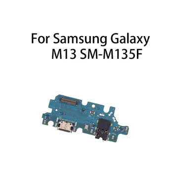 Гибкий кабель для зарядки Samsung Galaxy M13 SM-M135F USB-порт для зарядки, разъем для док-станции, плата для зарядки, гибкий кабель