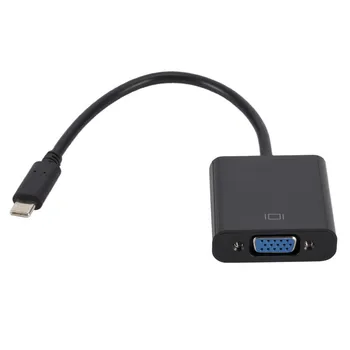 Конвертер ANPWOO USB3.1Type-C в VGA USB с визуальными эффектами до 1080p Full HD, более энергосберегающий кабель-адаптер