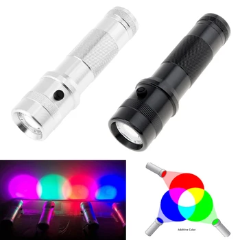 Многоцветный светодиодный фонарик 10 в 1, красочный фонарик, ночная сигнальная лампа, лампа с эффектом фотосъемки, светодиодная вспышка