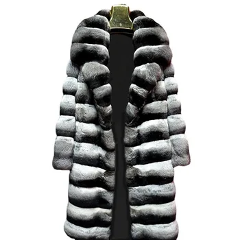 Новая мужская шуба с имитацией меха норки, норковое пальто, тренч средней длины, зимняя одежда с рисунком зебры, модная повседневная одежда S-6XL