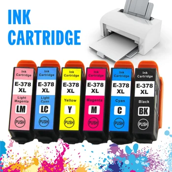 Новый чернильный картридж для принтера Epson XP-8500 8505 15000 XP-8600 8605 T378 T478 С использованием высококачественных чернил Печать четкая и гладкая