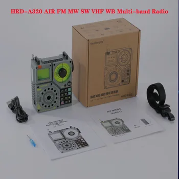 Портативные Bluetooth-колонки hrd a320 radio AIR FM MW SW VHF WB Многодиапазонное радио Авиационный диапазон Морской Поддерживает T-BLITZ AUX