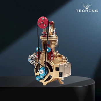 ТЕХНИЧЕСКИЕ цельнометаллические комплекты моделей одноцилиндровых двигателей Образовательные игрушки подарки