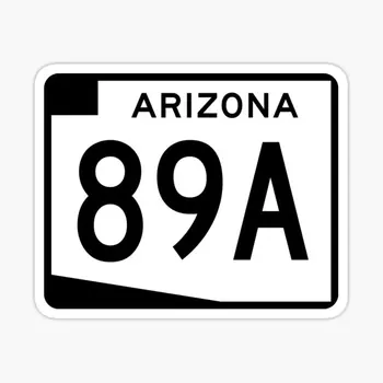Трасса штата Аризона Sr 89A United Stat, 5 шт., автомобильные наклейки на окно, стену, багаж в стиле аниме, детские милые художественные наклейки на бампер