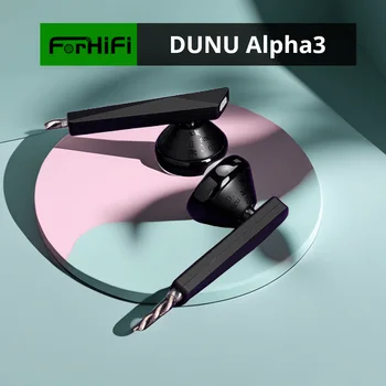 Флагманские наушники DUNU Alpha3/Alpha 3 с плоской головкой, Динамический драйвер 14,2 мм, наушники-вкладыши с плоской головкой, музыкальные наушники Hi-Fi