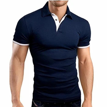 № 2 A1219, повседневная мужская футболка с короткими рукавами, однотонный пуловер, мужская футболка